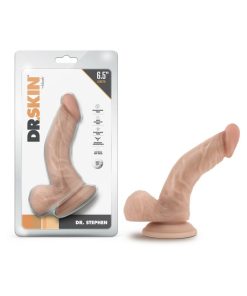 Dr. Skin Dr. Stephen 6.5 In. Dildo With Balls Beige