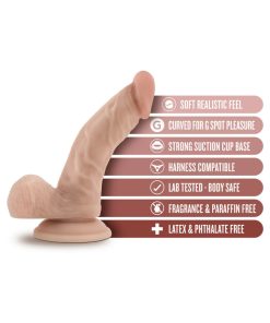 Dr. Skin Dr. Stephen 6.5 In. Dildo With Balls Beige