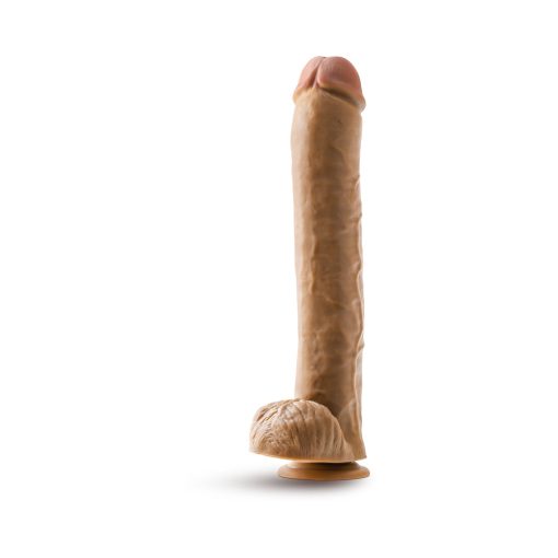 Dr. Skin Dr. Michael 14 In. Dildo With Balls Tan - Image 3