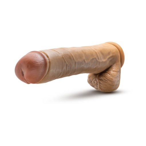 Dr. Skin Dr. Michael 14 In. Dildo With Balls Tan - Image 4