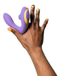 Romp Reverb Rechargeable Silicone Clitoral And G-Spot Stimulator Purple