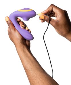 Romp Reverb Rechargeable Silicone Clitoral And G-Spot Stimulator Purple