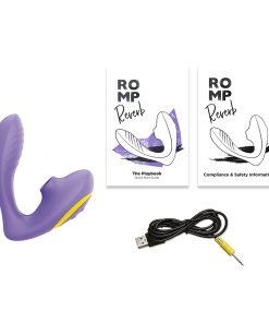 Romp Reverb Rechargeable Silicone Clitoral And G-Spot Stimulator Purple