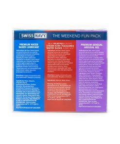 Swiss Navy Weekend Fun Pack 3-Piece 1 Oz.