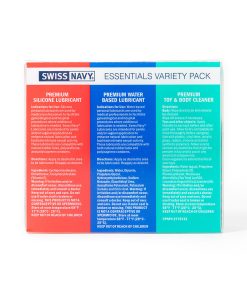 Swiss Navy Essentials Variety Pack 3-Piece 1 Oz.