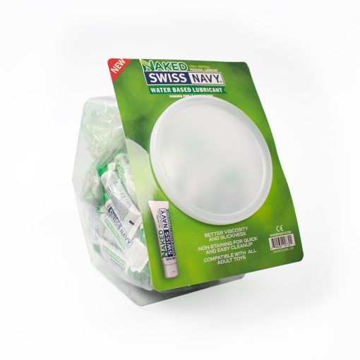 Swiss Navy Natural Lubricant 10 Ml 100-Piece Fishbowl
