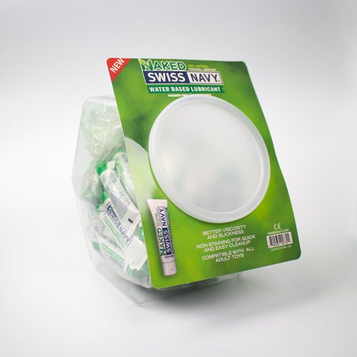 Swiss Navy Natural Lubricant 10 Ml 100-Piece Fishbowl - Image 2