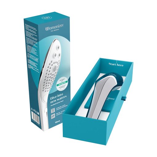 Womanizer Wave Shower Head Masturbator Chrome - Image 2