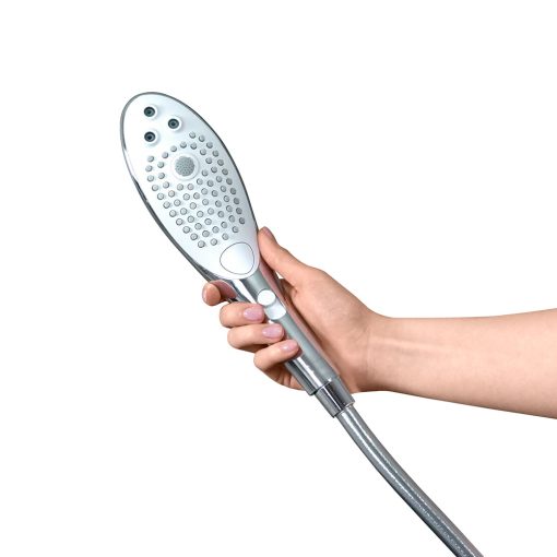 Womanizer Wave Shower Head Masturbator Chrome - Image 10