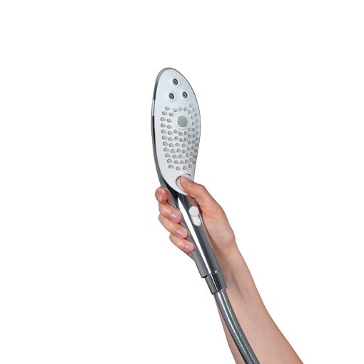 Womanizer Wave Shower Head Masturbator Chrome - Image 12