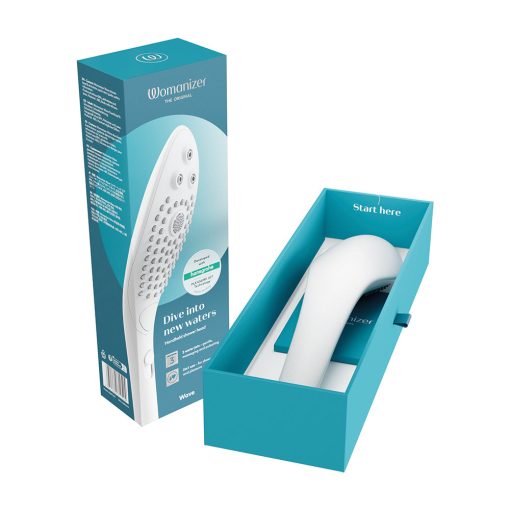 Womanizer Wave Shower Head Masturbator White - Image 2