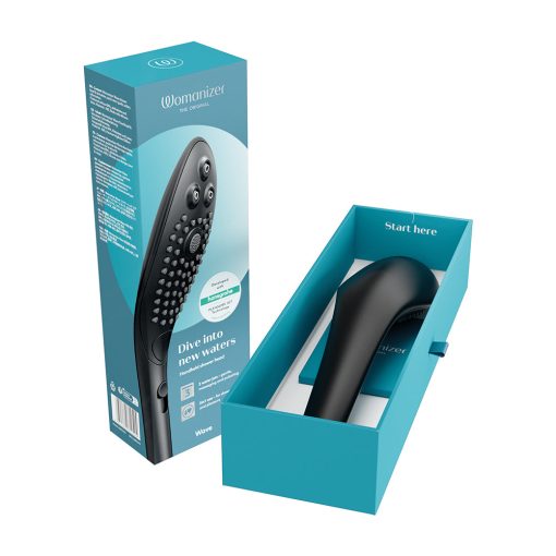 Womanizer Wave Shower Head Masturbator Black - Image 2
