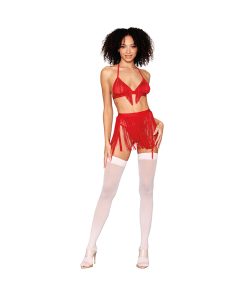 Dreamgirl Chainette Fringe Bralette