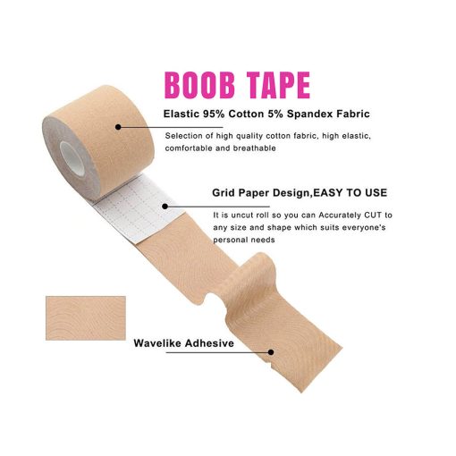 Neva Nude Boob Tape 16 Ft. Honey - Image 10