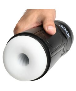 Jock 9X Sucking & Vibrating Masturbator White