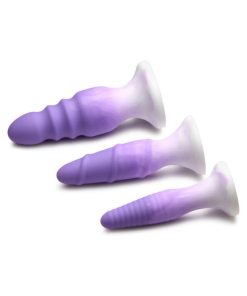 Simply Sweet Silicone Butt Plug Set Purple