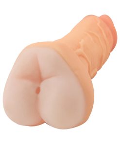 Realcocks Self Lubricating 9 In. 3-In-1 Masturbator Beige