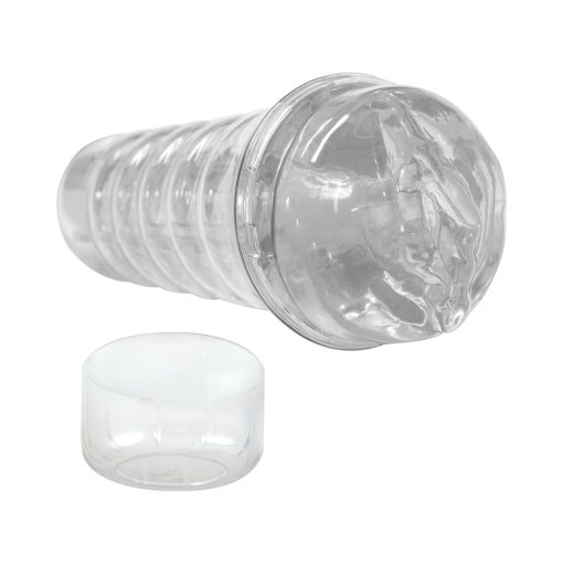 Dream-Lite Crystal Vagina Masturbator Clear - Image 4