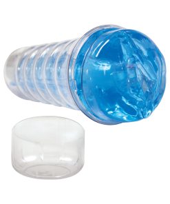 Dream-Lite Crystal Vagina Masturbator Blue