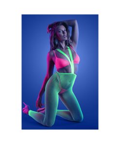 Fantasy Lingerie Glow Come Alive Set Neon Green O/S