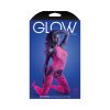 Fantasy Lingerie Glow Captivating High Neck Halter Bodystocking & G-String Set Neon Pink O/S