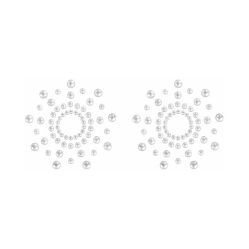 Bijoux Indiscrets Mimi Rhinestone Pasties Circles Pearl - Image 2