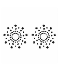 Bijoux Indiscrets Mimi Rhinestone Pasties Circles Black