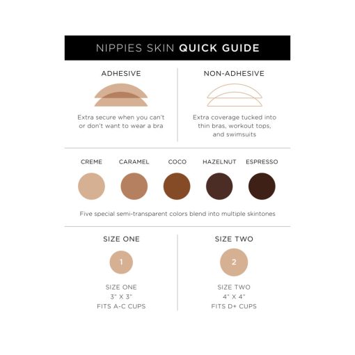 Nippies Skin Nipple Covers Size 1 Cocoa - Image 4