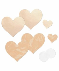 Nippies Basic Creme Hearts Pasties Size B