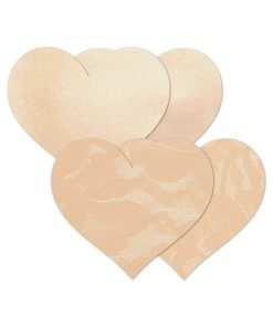 Nippies Basic Creme Hearts Pasties Size B
