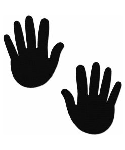 Pastease Hands Pasties Black