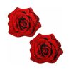 Pastease Glitter Blooming Rose Pasties Red