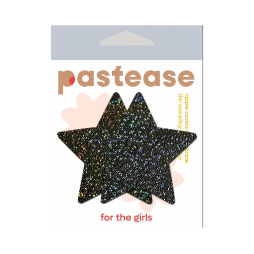 Pastease Glitter Star Pasties Black - Image 4