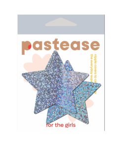 Pastease Glitter Star Pasties Silver