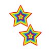 Pastease Glitter Pumping Star Pasties Rainbow