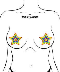 Pastease Glitter Pumping Star Pasties Rainbow