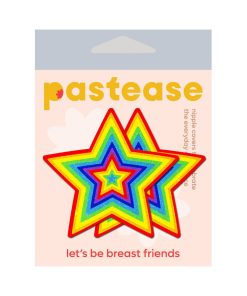 Pastease Glitter Pumping Star Pasties Rainbow