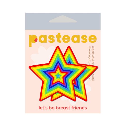 Pastease Glitter Pumping Star Pasties Rainbow - Image 4
