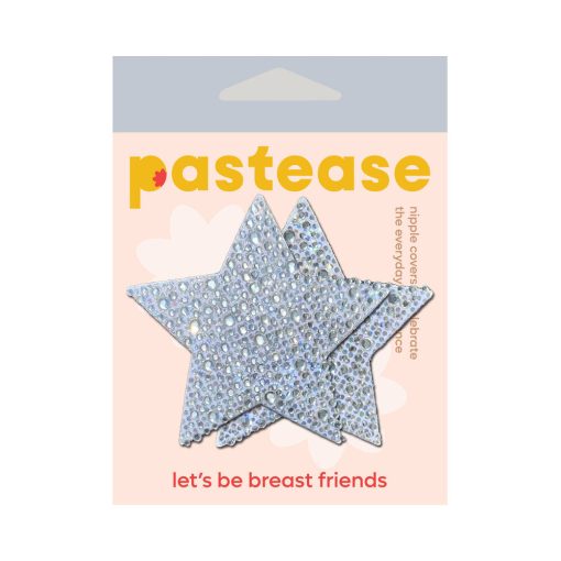 Pastease Crystal Sparkling Star Pasties Silver - Image 4