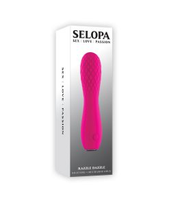 Selopa Razzle Dazzle Rechargeable Vibe Silicone Pink