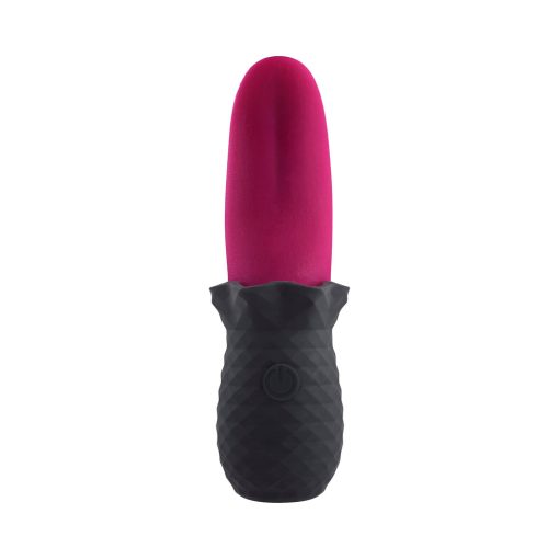 Selopa Tongue Teaser Vibe Rechargeable Silicone – Pink & Black - Image 2
