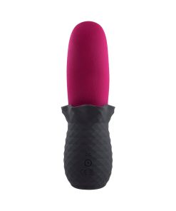 Selopa Tongue Teaser Vibe Rechargeable Silicone – Pink & Black