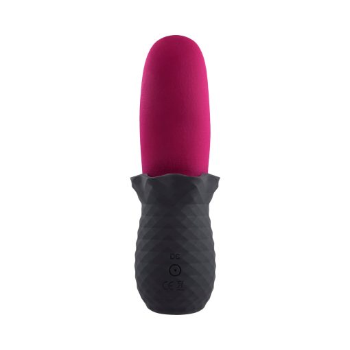 Selopa Tongue Teaser Vibe Rechargeable Silicone – Pink & Black - Image 3