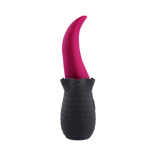 Selopa Tongue Teaser Vibe Rechargeable Silicone – Pink & Black - Image 4