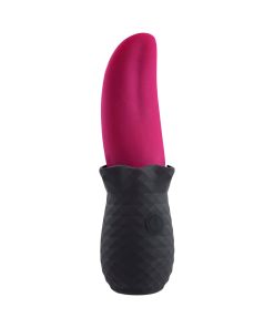 Selopa Tongue Teaser Vibe Rechargeable Silicone – Pink & Black