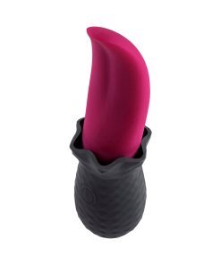 Selopa Tongue Teaser Vibe Rechargeable Silicone – Pink & Black