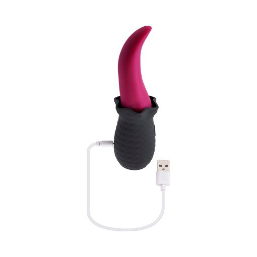 Selopa Tongue Teaser Vibe Rechargeable Silicone – Pink & Black - Image 8
