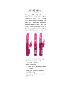 Selopa Rehargeable Bunny Rechargeable Vibe Pink
