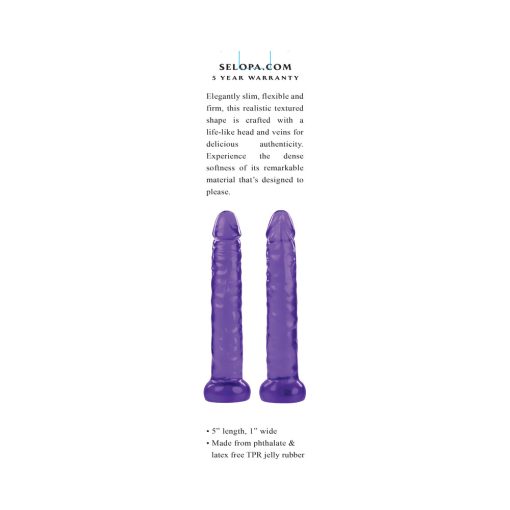 Selopa Slimplicity 6 In. Jelly Dong Purple - Image 7