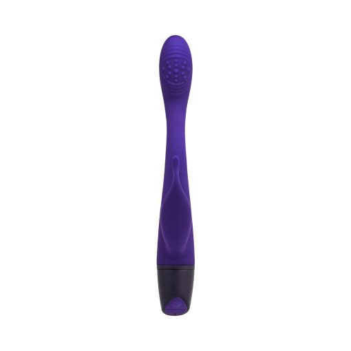 Selopa Plum Passion Rechargeable Dual Stim Silicone Purple - Image 2